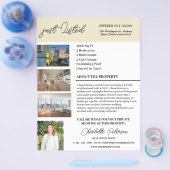 Benutzerdefinierter Agent mit Real Anwesen Flyer (Einzeln)