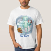 Benutzerdefinierter Alien Invader T - Shirt (Vorderseite)