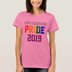 Benutzerdefinierter Amsterdam Pride 2019 T-Shirt