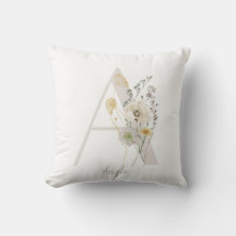 Benutzerdefinierter Anfang A mit weicher Blume