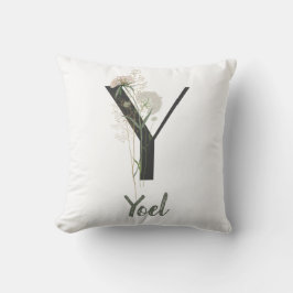 Benutzerdefinierter Anfang Y mit weicher Blume Kissen