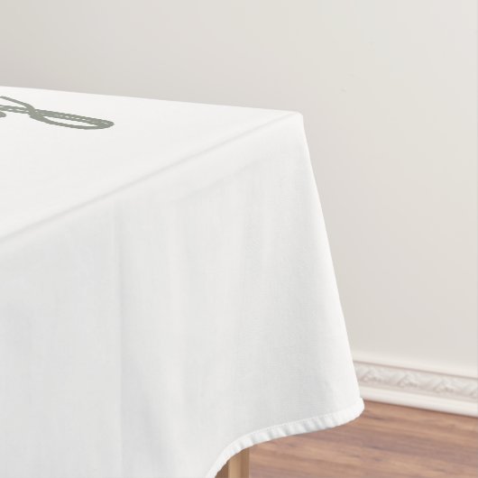 Benutzerdefinierter Anfang Y mit weicher Blume Tischdecke (Beispiel)