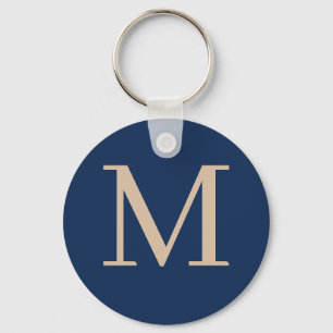 Benutzerdefinierter anfänglicher mit Monogramm Schlüsselanhänger