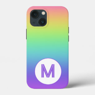Benutzerdefinierter anfänglicher Regenbogen Case-Mate iPhone Hülle