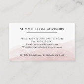 Benutzerdefinierter Anfangs- und Namensbereich Wei Visitenkarte (Rückseite)