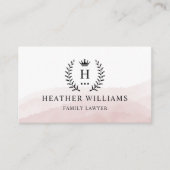 Benutzerdefinierter Anfangs- und Namensbereich Wei Visitenkarte (Vorderseite)