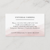 Benutzerdefinierter Anfangs- und Namensbereich Wei Visitenkarte (Rückseite)