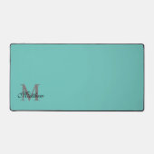 Benutzerdefinierter Anfangs- und Namenstext aquama Schreibtischunterlage (Vorderseite)