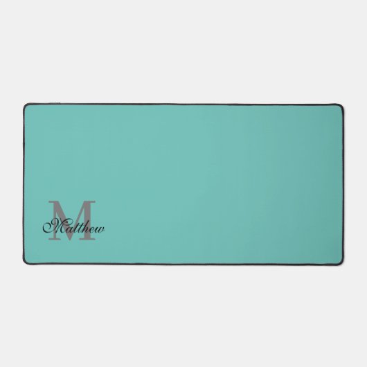 Benutzerdefinierter Anfangs- und Namenstext aquama Schreibtischunterlage (Vorderseite)