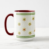 Benutzerdefinierter Anfangsbuchstabe | Chic Gold D Tasse (Links)