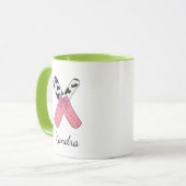 Benutzerdefinierter Anfangsbuchstabe Name Becher | Tasse (Vorderseite Links)