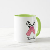 Benutzerdefinierter Anfangsbuchstabe Name Becher | Tasse (VorderseiteRechts)
