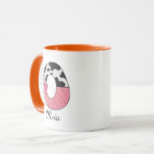 Benutzerdefinierter Anfangsbuchstabe Name Tasse | (Vorderseite Links)