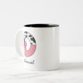 Benutzerdefinierter Anfangsbuchstabe Name Tasse | (Vorderseite Links)