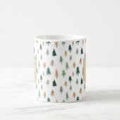 Benutzerdefinierter Anfangsbuchstabe Pine Mug | Pe Kaffeetasse (Mittel)