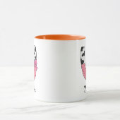 Benutzerdefinierter Anfangsbuchstabe Tasse | Rosa (Zentrum)