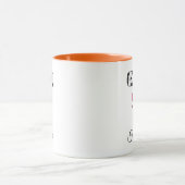 Benutzerdefinierter Anfangsbuchstabe Tasse | Rosa (Zentrum)