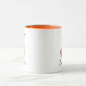 Benutzerdefinierter Anfangsbuchstabe Tasse | Rosa (Zentrum)