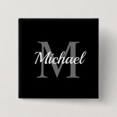 Benutzerdefinierter Anfangsbuchstabenplatz Button (Vorderseite)