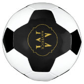 Benutzerdefinierter Anfangsname Elegant Modern Sch Fußball (Gedreht)