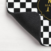 Benutzerdefinierter Anfangsname Elegantes Stylisch Mousepad (Ecke)