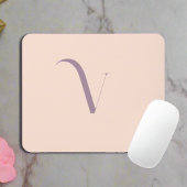 Benutzerdefinierter Anfangsname Girly sauberes Skr Mousepad