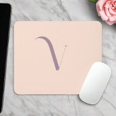 Benutzerdefinierter Anfangsname Girly sauberes Skr Mousepad