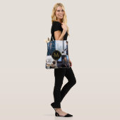 Benutzerdefinierter Anfangsname mit vier Bildern E Tasche (Am Model)