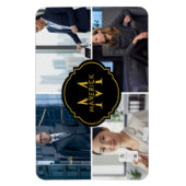 Benutzerdefinierter Anfangsname mit vier Bildern P Magnet (Vertikal)