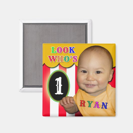 Benutzerdefinierter Anforderungsscheck, der eins i Magnet (Vorderseite/Rückseite)