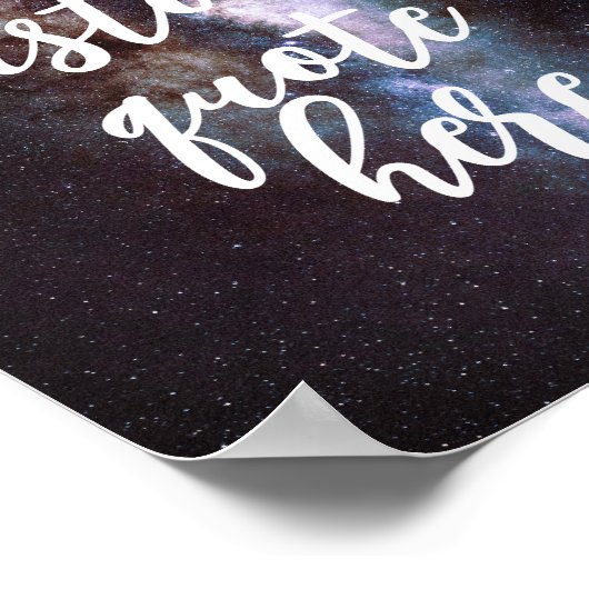 Benutzerdefinierter Angebotsbereich Poster (Ecke)