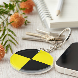 Benutzerdefinierter aquamariner Marokkaner Quatref Schlüsselanhänger