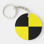 Benutzerdefinierter aquamariner Marokkaner Quatref Schlüsselanhänger (Vorderseite)