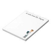 Benutzerdefinierter Arzt, Krankenschwester, zahnär Notizblock (Rotiert)