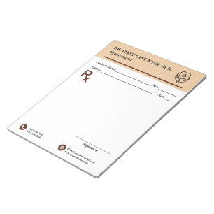 Benutzerdefinierter Arzt Rezept Notizblock Editier
