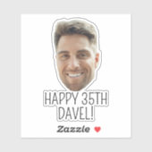 Benutzerdefinierter Aufkleber als Partygeschenk (Blatt)