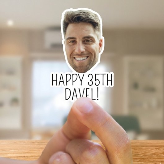 Benutzerdefinierter Aufkleber als Partygeschenk