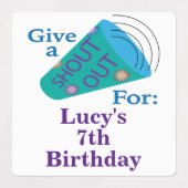 Benutzerdefinierter Ausruf Etiketten (Design 1)