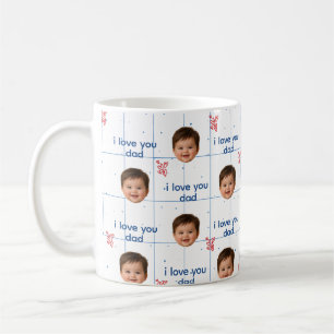 Benutzerdefinierter Baby-Foto-Kaffeebecher für Pap Kaffeetasse