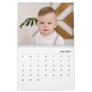 Benutzerdefinierter Baby-Junge- und Familien-14-Fo Kalender