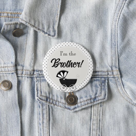 Benutzerdefinierter Baby Shower Party Ich bin der Button (Beispiel)