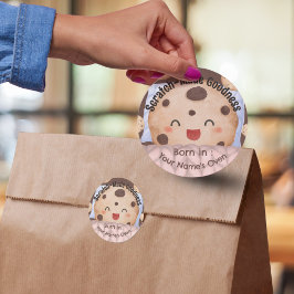 Benutzerdefinierter Bäckerei-Aufkleber | Kratzige Runder Aufkleber