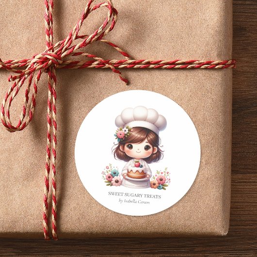 Benutzerdefinierter Bäckereigeschäft-Aufkleber Runder Aufkleber