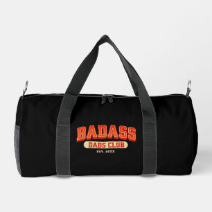 Benutzerdefinierter Badass Dad Club Retro Cool Tre Duffle Bag