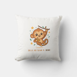 Benutzerdefinierter Banana Bounce Monkey Süßer Bab Kissen