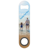 Benutzerdefinierter Bar-Foto mit Ihren Fotos und T Speed Flaschenöffner (Rückseite)