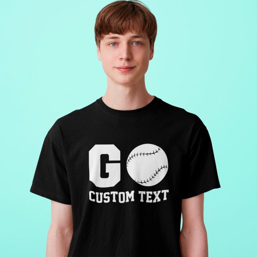 Benutzerdefinierter Baseball-Favoritenspieler T-Shirt