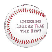 Benutzerdefinierter Baseball-Mama-Quadrat, benutze Baseball (Vorderseite Links)