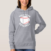 Benutzerdefinierter Baseball-Mannschaftsname oder Hoodie (Vorderseite)