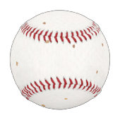Benutzerdefinierter Baseball mit goldenen Punkten (Rückseite)
